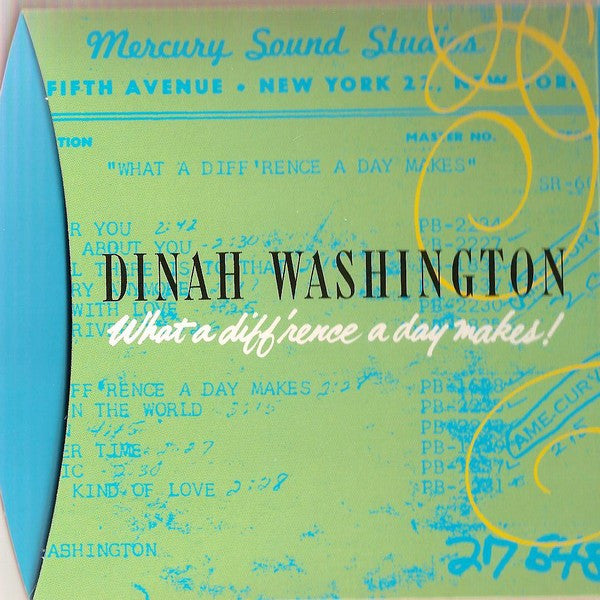 Dinah Washington : What A Diff'rence A Day Makes! (CD, Album, RE, Dig)