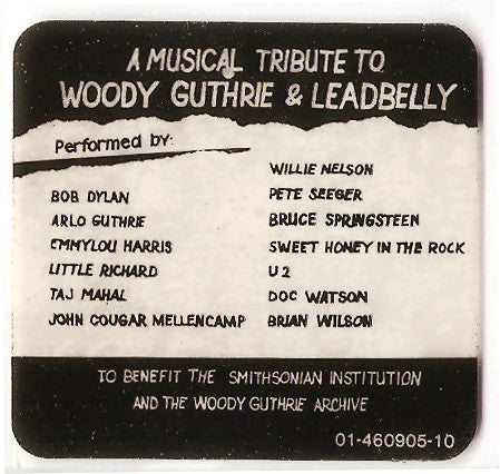 Various : Folkways: A Vision Shared (A Tribute To Woody Guthrie And Leadbelly) (CD, Album)