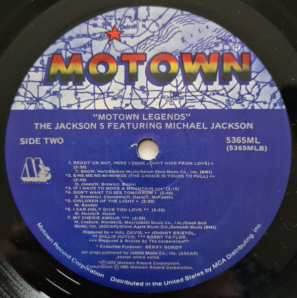 The Jackson 5 Featuring Michael Jackson : Motown Legends (LP, Comp, RE)