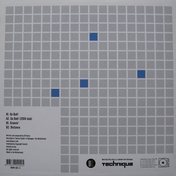 DJ Hansz : Distance EP (12", EP)