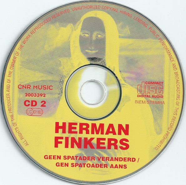 Herman Finkers : Geen Spatader Veranderd (2xCD, Album, AOD)