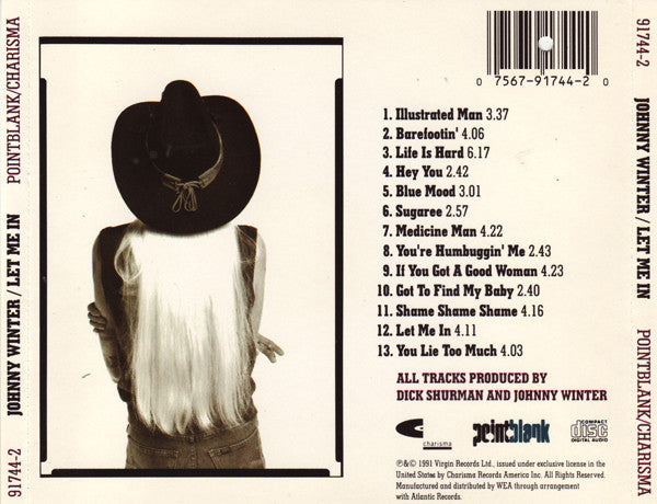 Johnny Winter : Let Me In (CD, Album)