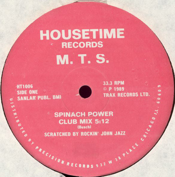 M.T.S. (2) : Spinach Power (12")
