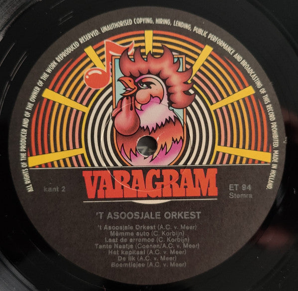 't Asoosjale Orkest : 't Asoosjale Orkest (LP, Album, RE)