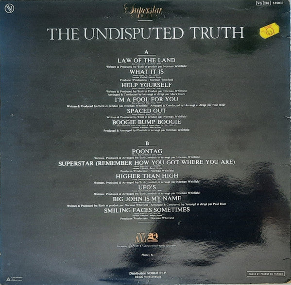 The Undisputed Truth : The Undisputed Truth (LP, Comp)