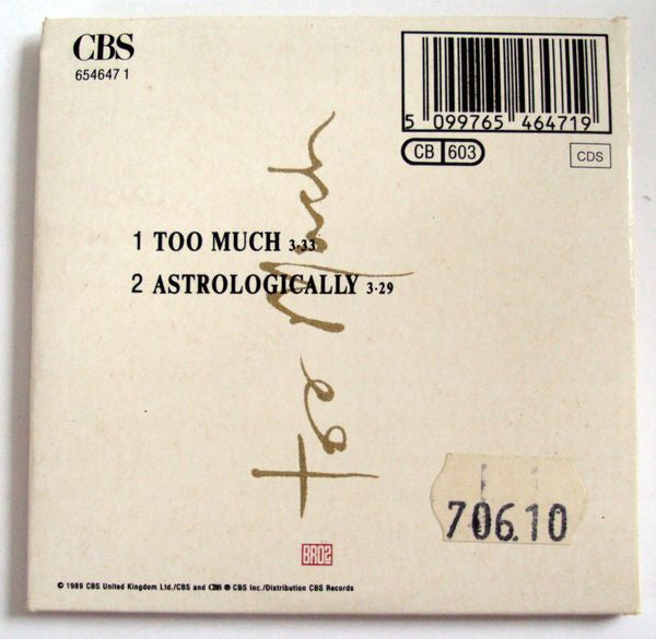 Bros : Too Much (CD, Mini, Single)