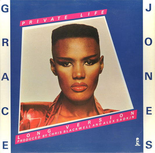 Grace Jones : Private Life (Long Version) (12")