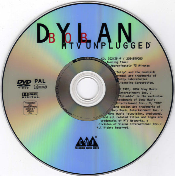 Bob Dylan : MTV Unplugged (DVD-V, PAL)