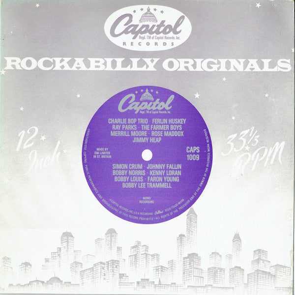Various : Capitol Rockabilly Originals (LP, Comp, RE)