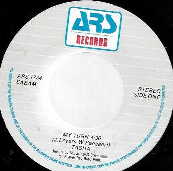 Tasha (5) : My Turn (7", Single)
