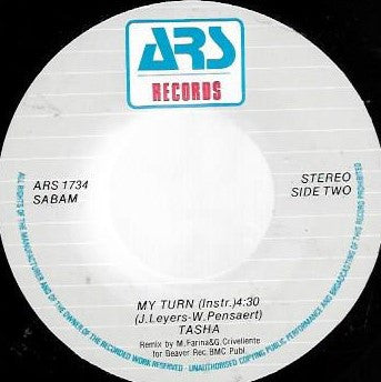 Tasha (5) : My Turn (7", Single)