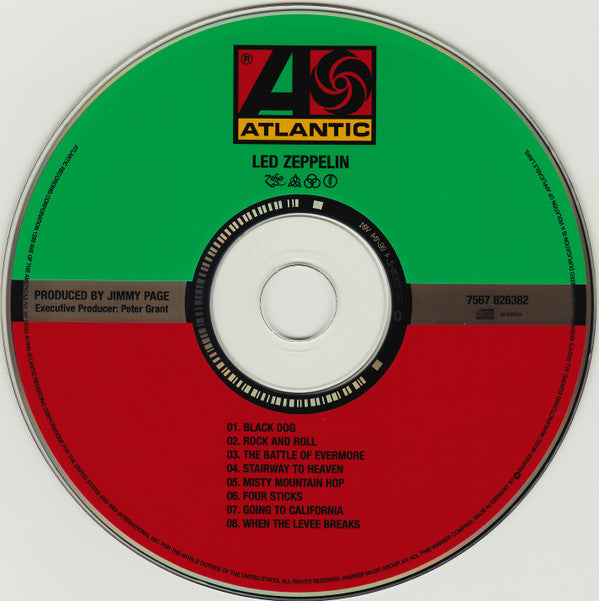 Led Zeppelin : Untitled (CD, Album, RE, RM, RP)