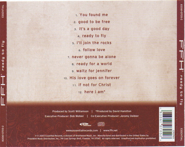 FFH (2) : Ready To Fly (CD, Album)