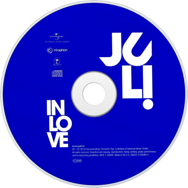Juli : In Love (CD, Album)