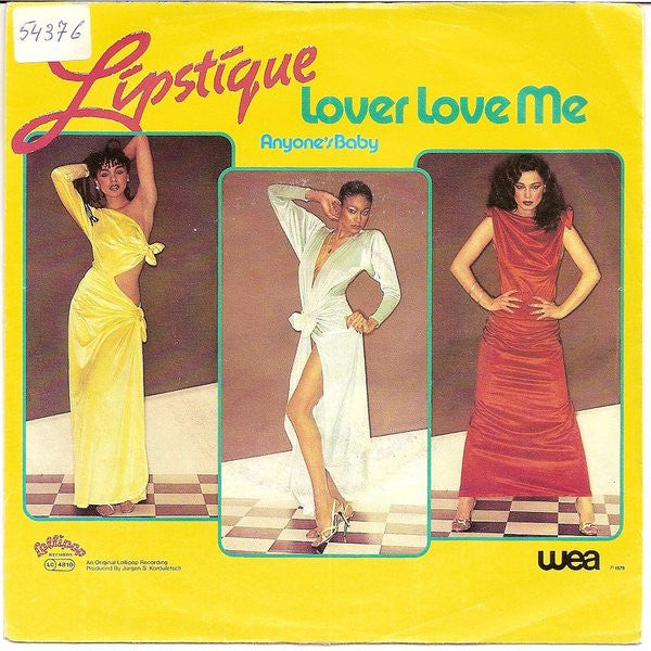 Lipstique (2) : Lover Love Me / Anyone's Baby (7", Single)