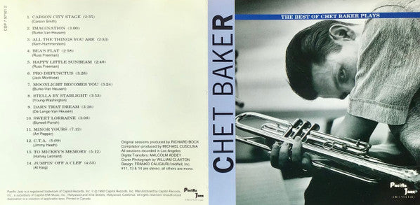 Chet Baker : The Best Of Chet Baker Plays (CD, Comp)