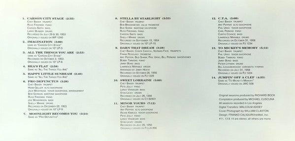 Chet Baker : The Best Of Chet Baker Plays (CD, Comp)