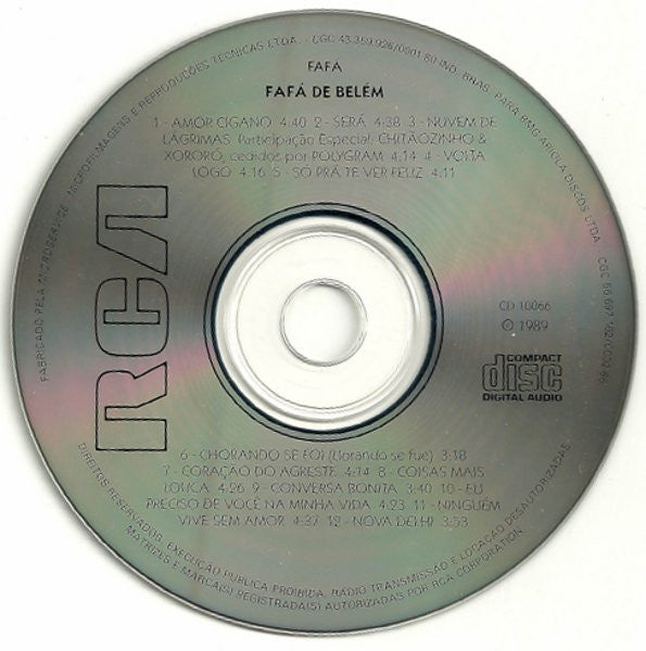 Fafá De Belém : Fafá (CD, Album)