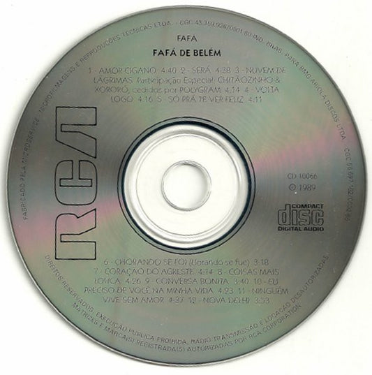 Fafá De Belém : Fafá (CD, Album)