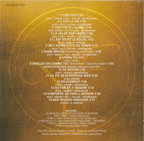 Liane Foly : Acoustique (HDCD, Album)