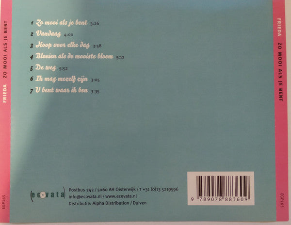 Frieda (9) : Zo Mooi Als Je Bent (CD, Album)