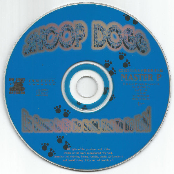 Snoop Dogg : Da Game Is To Be Sold, Not To Be Told (CD, Album, EMI)