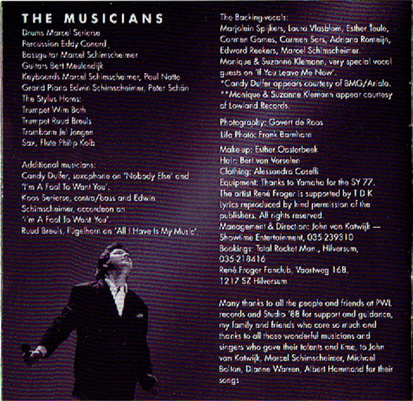 René Froger : Midnight Man (CD, Album)
