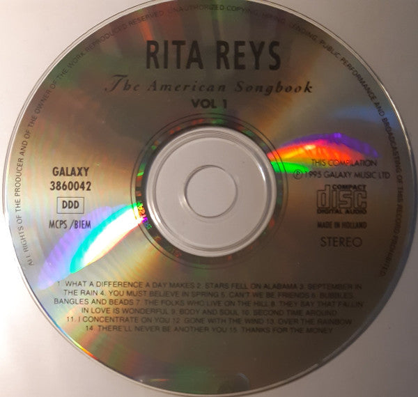 Rita Reys : The American Songbook Volume 1 (CD, Album)