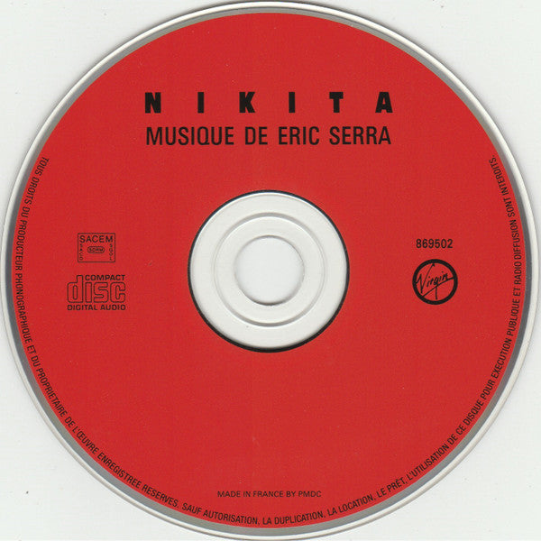 Eric Serra : Nikita (Bande Originale Du Film De Luc Besson) (CD, Album, RE)