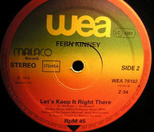 Fern Kinney : Groove Me (12", Ltd)
