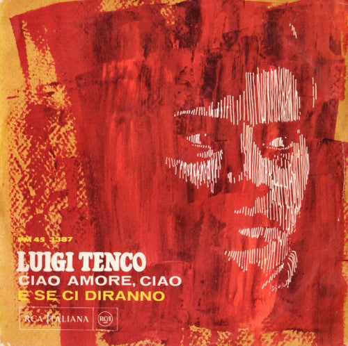 Luigi Tenco : Ciao Amore, Ciao / E Se Ci Diranno (7", Mono)