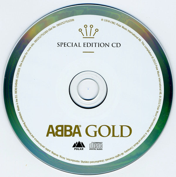 ABBA : Gold (Greatest Hits) (CD, Comp, RE, RM + DVD-V, RE, RM, NTSC + S/Edition)