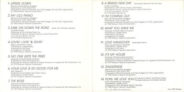 Diana Ross : Dance Songs (CD, Album, Comp)