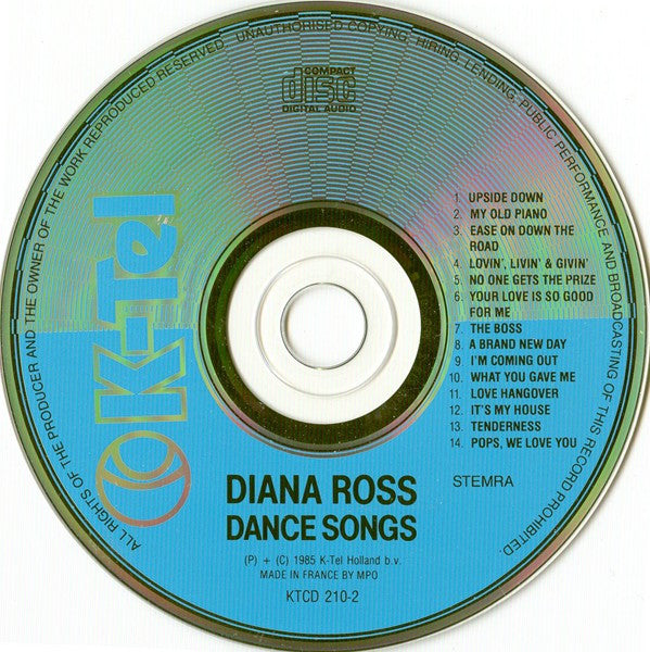 Diana Ross : Dance Songs (CD, Album, Comp)