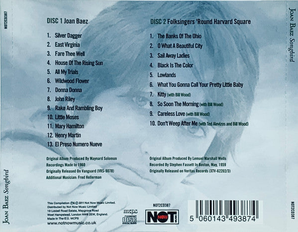 Joan Baez : Songbird (2xCD, Comp)