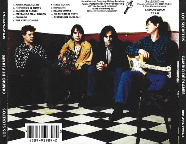 Los Secretos : Cambio De Planes (CD, Album)