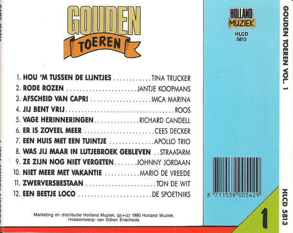 Various : Gouden Toeren Vol. 1 (CD, Comp)