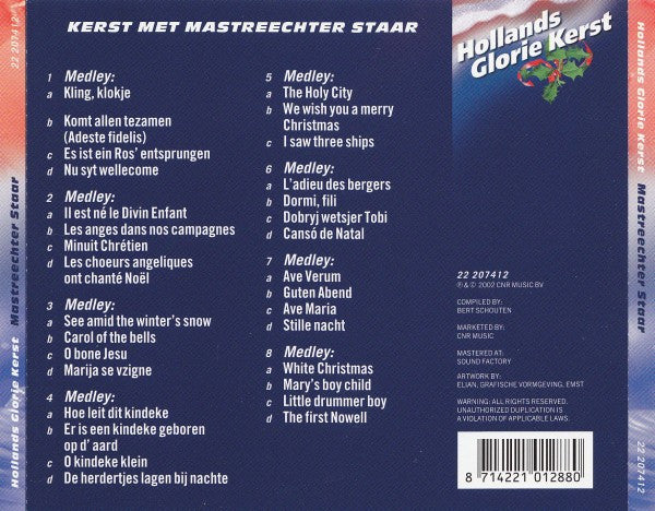 De Mastreechter Staar : Kerst Met Mastreechter Staar (CD, Comp)