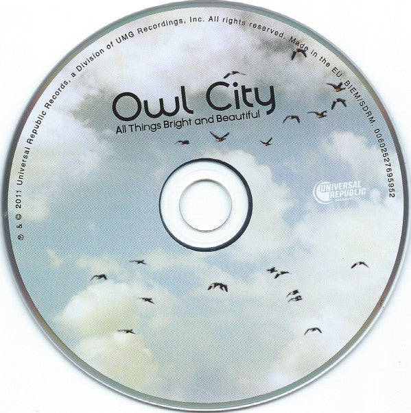 Owl City : All Things Bright And Beautiful (CD, Album)