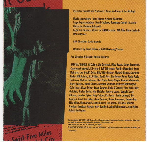 Various : Fast Track To Nowhere - Songs From The Showtime Original Series "Rebel Highway" (CD, Album)