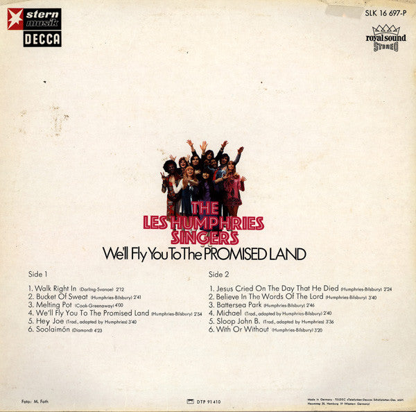 Les Humphries Singers : We'll Fly You To The Promised Land (LP, Album)