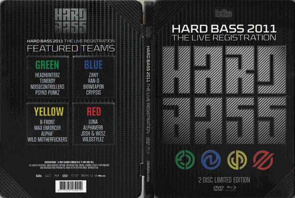Various : Hard Bass 2011 - Live Registration (Blu-ray + DVD)