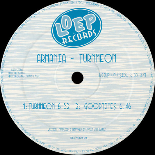Armania : Turn Me On (12")