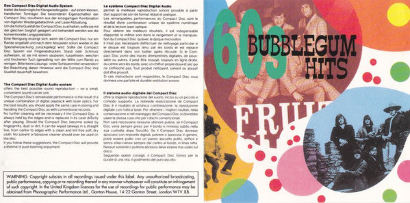 Various : 60s Bubblegum Hits (CD, Comp)