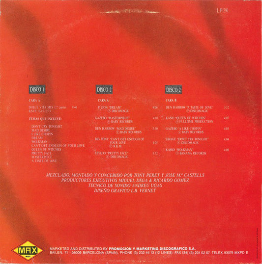 Various : Dolce Vita Mix (2ª Parte) (12", S/Sided, Mixed + LP, Comp)