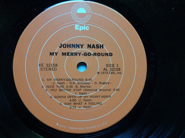 Johnny Nash : My Merry-Go-Round (LP, Album, Pit)