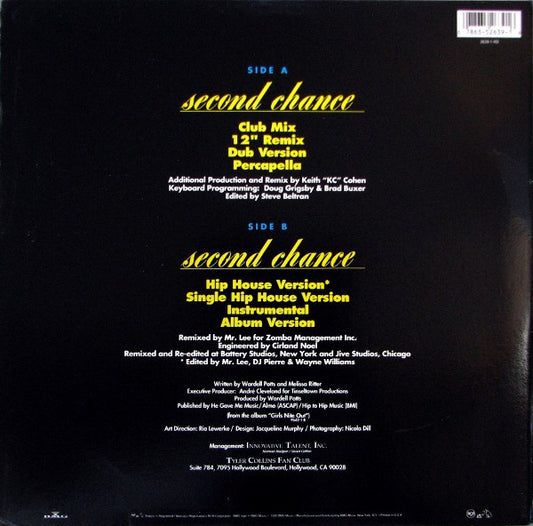 Tyler Collins : Second Chance (12")