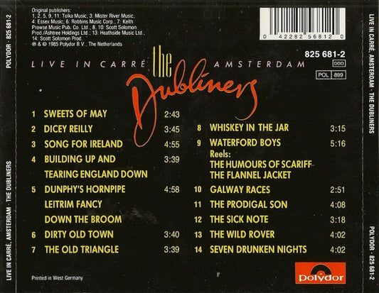 The Dubliners : Live In Carré, Amsterdam (CD, Album, RE)