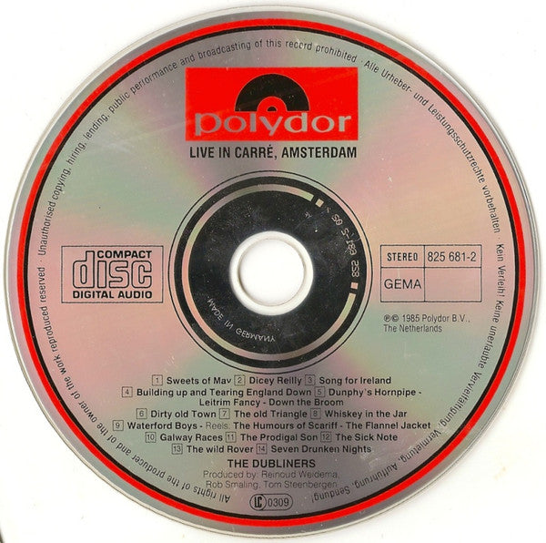 The Dubliners : Live In Carré, Amsterdam (CD, Album, RE)