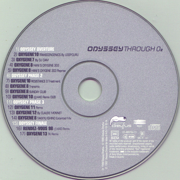 Jean-Michel Jarre : Odyssey Through O₂ (CD, Enh, P/Mixed)